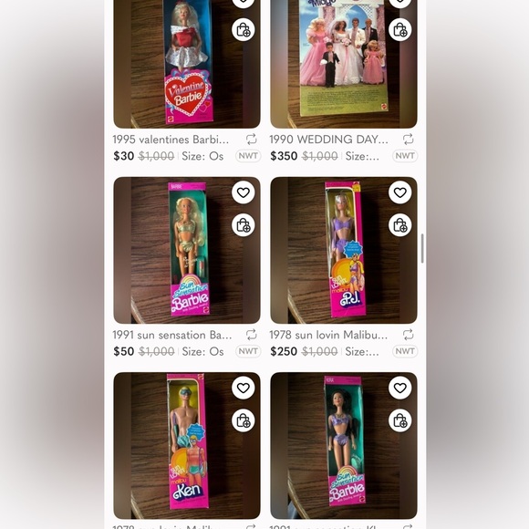 Barbie’s for sale please read